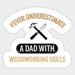 Wood Carpenter Joiner Woodcutter Craftsman Sticker